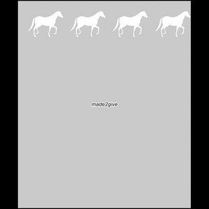 Raamfolie Motief: Paard Boven 60cm
