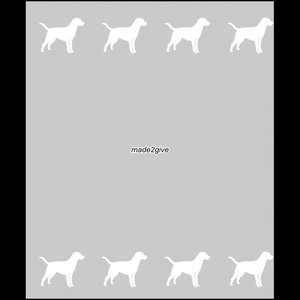 Raamfolie Motief: Hond Duo 60cm