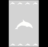 Raamfolie Motief: Dolfijnen 80cm