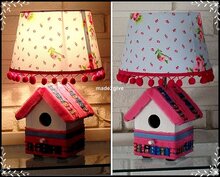 Design-lamp-roosjes-Fuchsia-blauw