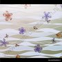 Raamfolie Bloemen en vlinders modern