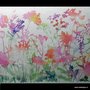 Raamfolie gekleurde bloemen 45cm x 2meter