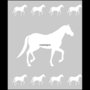 Raamfolie Motief: Paard 60cm