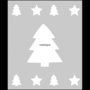 Raamfolie Motief: Kerst 60cm