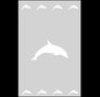 Raamfolie Motief: Dolfijnen 80cm