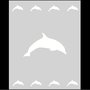 Raamfolie Motief: Dolfijn 60cm