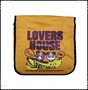 Schoudertas ''Lovershouse'' Bruin / Geel